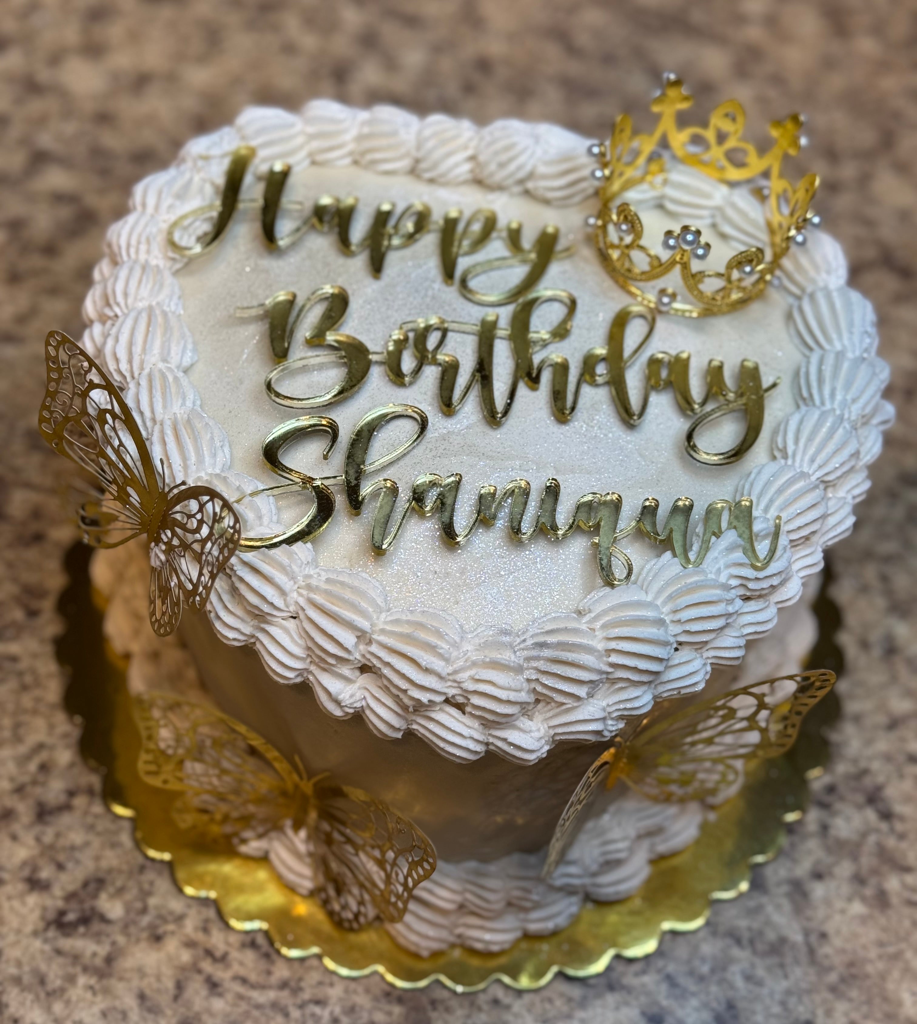 Custom Heart Cakes