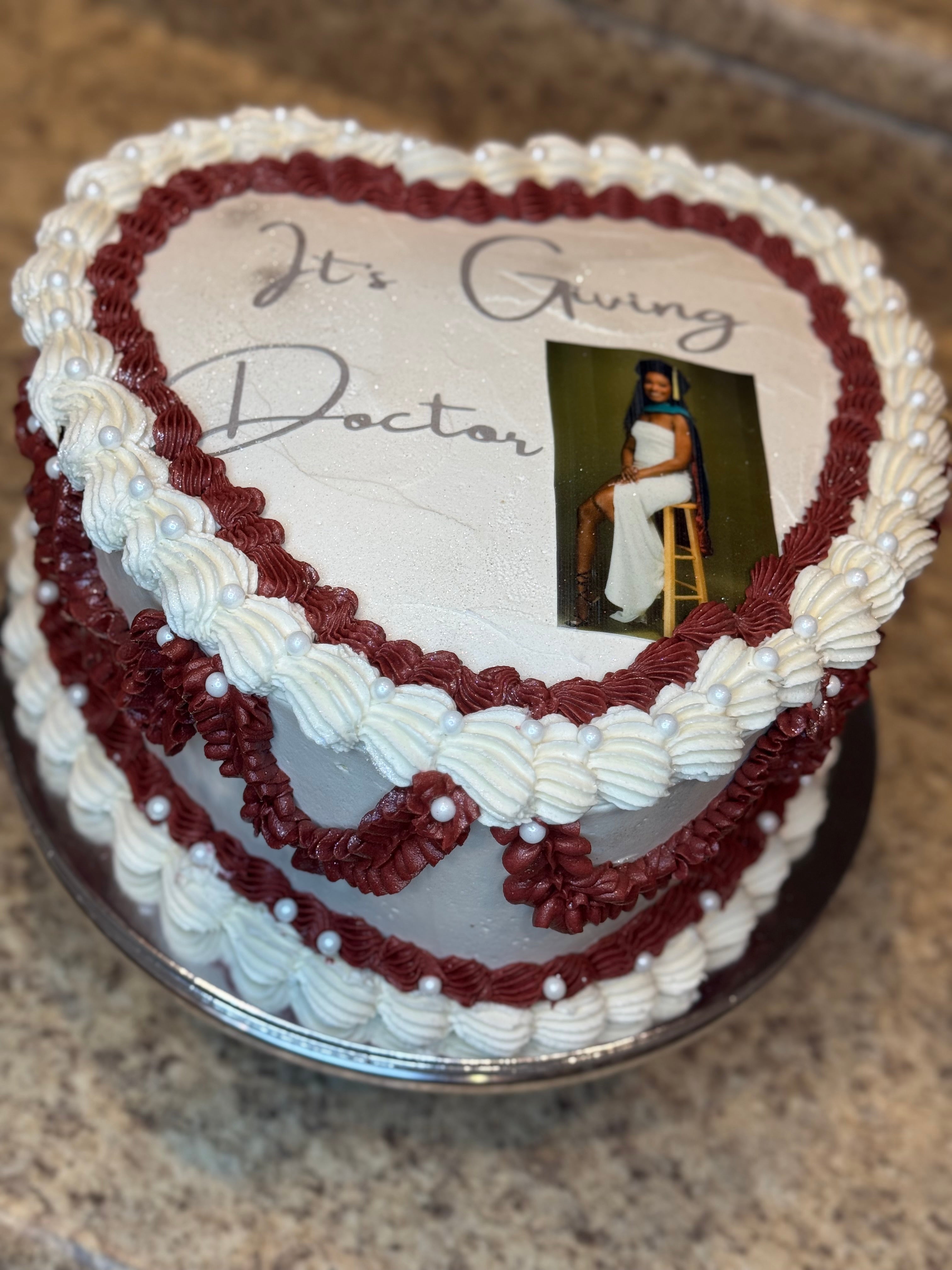 Custom Heart Cakes