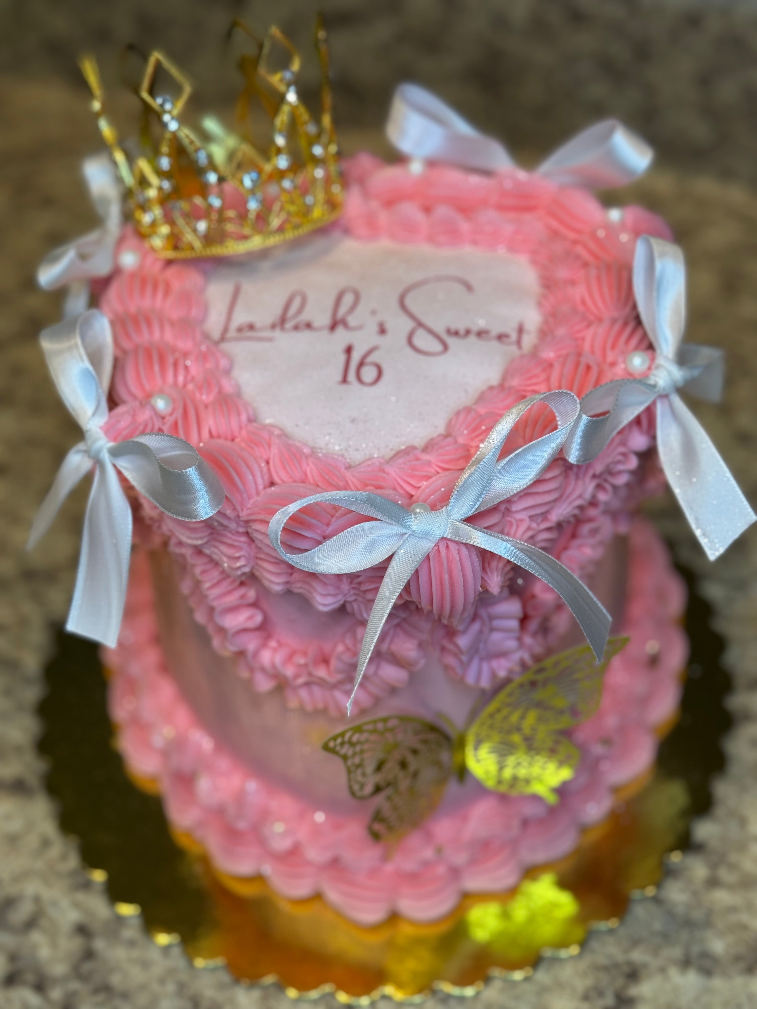 Custom Heart Cakes