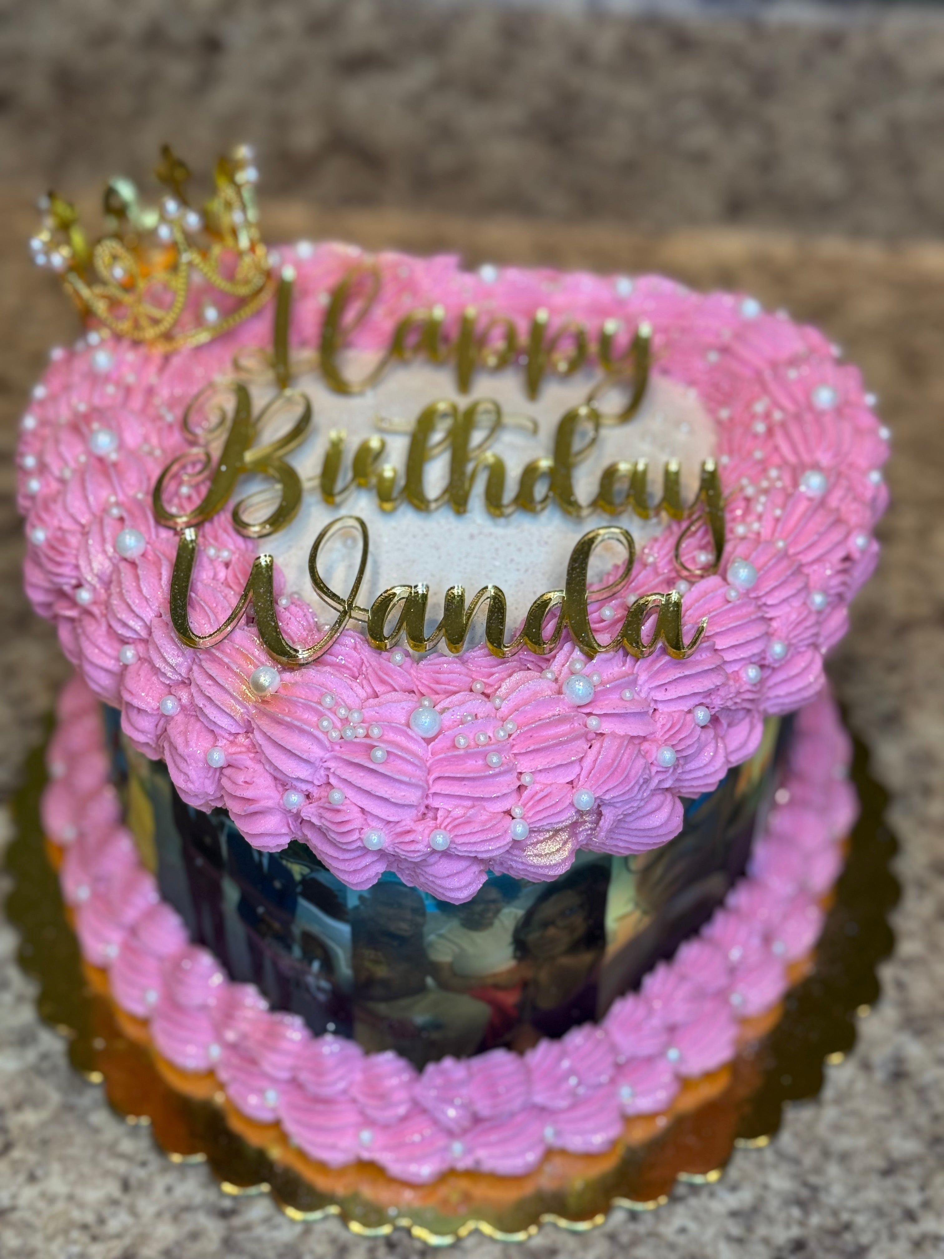 Custom Heart Cakes