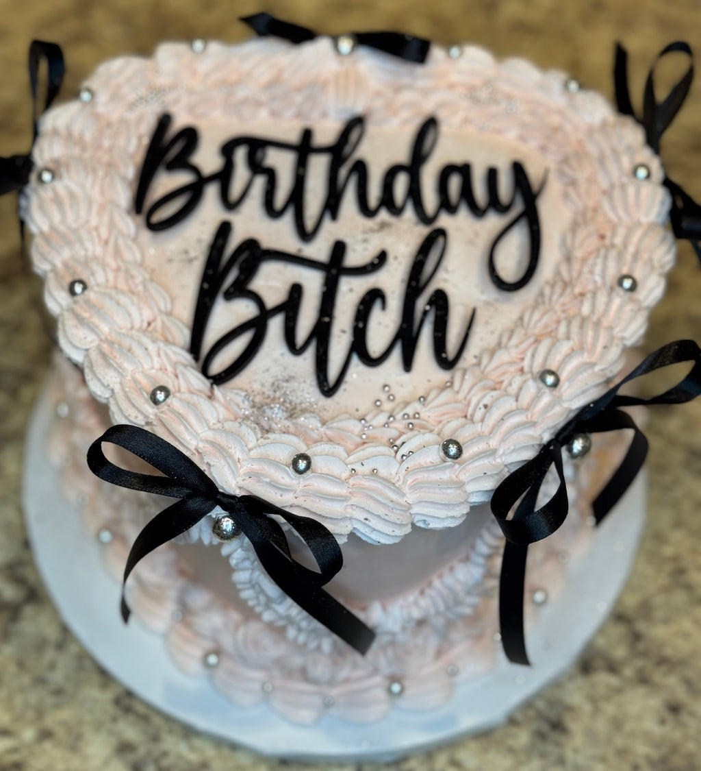 Custom Heart Cakes